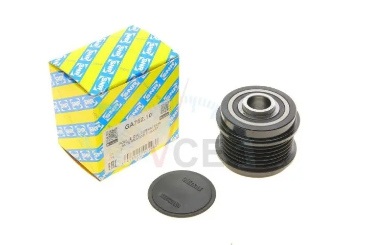 Фото 1 - Шків генератора Ford Transit Connect 1.5 EcoBlue/Custom 2.0 EcoBlue 16- SNR GA752.10 Шків генератора Ford Transit Connect 1.5 EcoBlue/Custom 2.0 EcoBlue 16- SNR GA752.10 (фото 1)