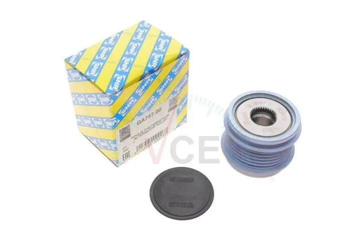 Фото 1 - Шків генератора vw caddy v 2.0 tdi bmt 20- SNR GA757.00 Шків генератора vw caddy v 2.0 tdi bmt 20- SNR GA757.00 (фото 1)