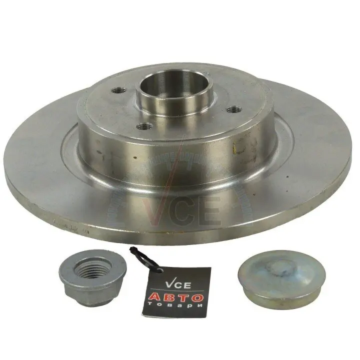 Диск тормозной задний megane ii, scenic ii с подшипником SNR KF155.79U (фото 1)