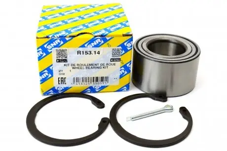 Комплект подшипника ступицы колеса. SNR R153.14