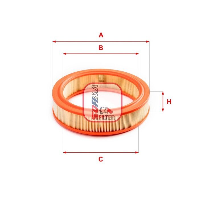 Повітряний фільтр SOFIMA S1066A (фото 1)