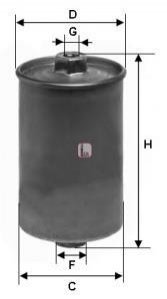 Топливный фильтр SOFIMA S 1507 B
