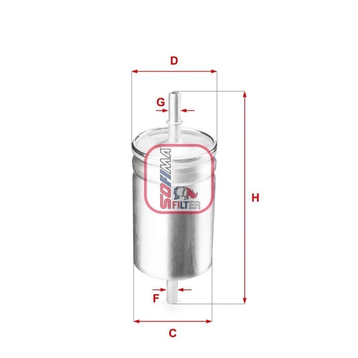 Топливный фильтр SOFIMA S 1722 B (фото 1)