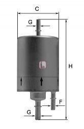 Топливный фильтр SOFIMA S 1831 B (фото 1)