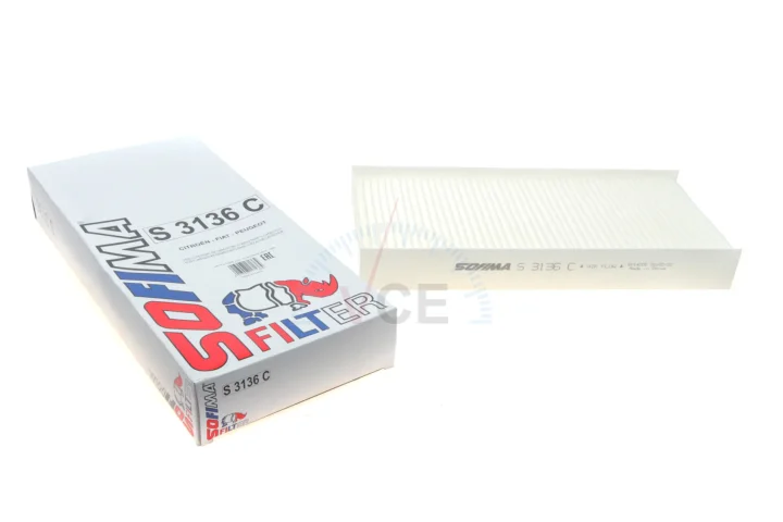 Фільтр, повітря у внутрішньому просторі SOFIMA S 3136 C (фото 1)