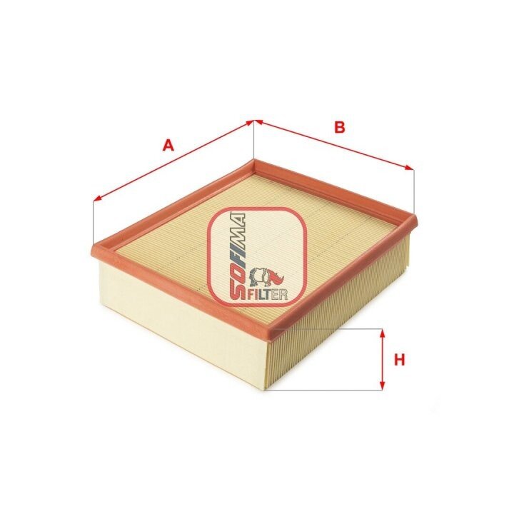 Повітряний фільтр SOFIMA S 3195 A (фото 1)