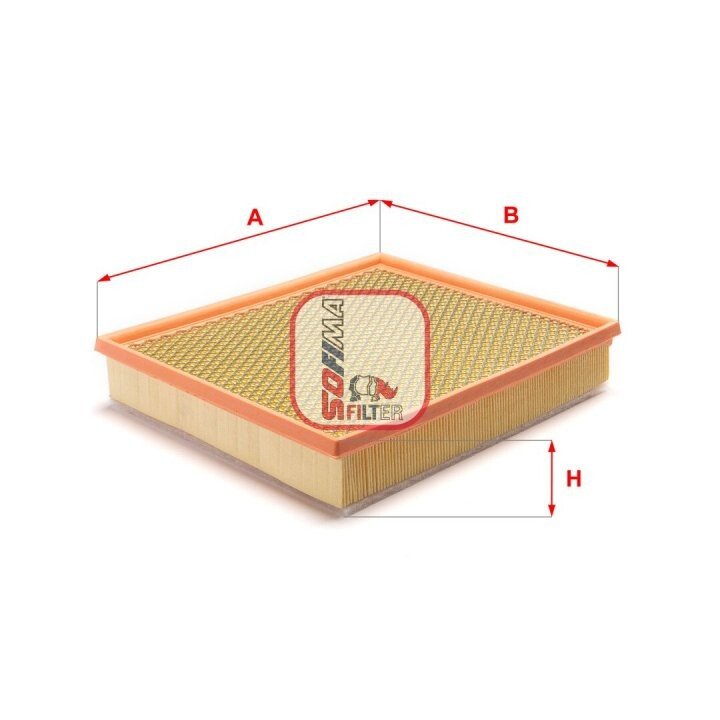 Фильтр воздушный master 1.9-2.5dci/mascott 2.8dti 98- SOFIMA S 3541 A (фото 1)