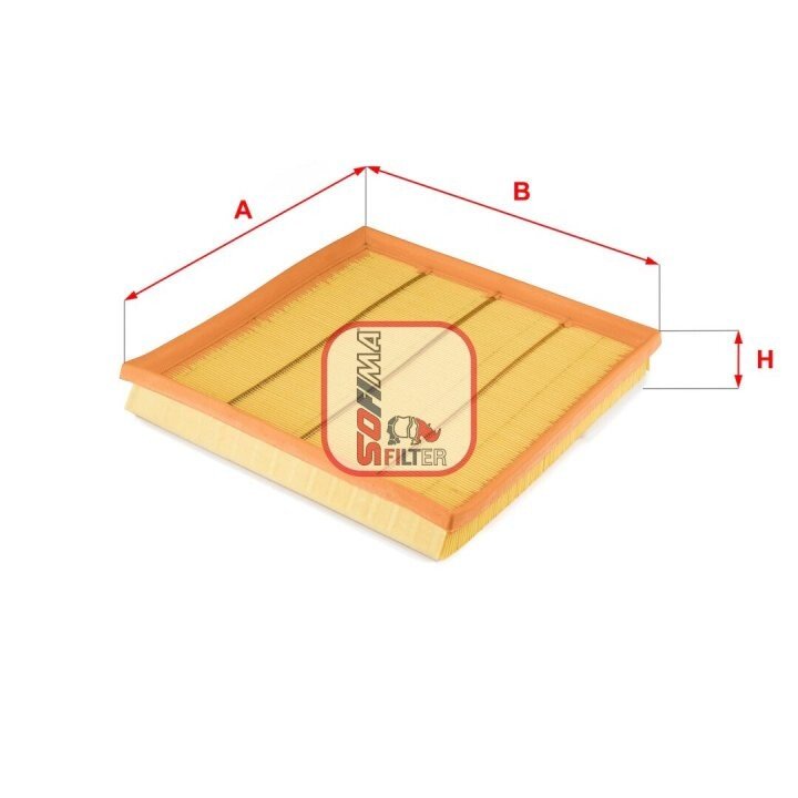 Фильтр воздушный bmw 5 (f10/f11) 3.0 i 09-17 (n55) SOFIMA S 3714 A (фото 1)
