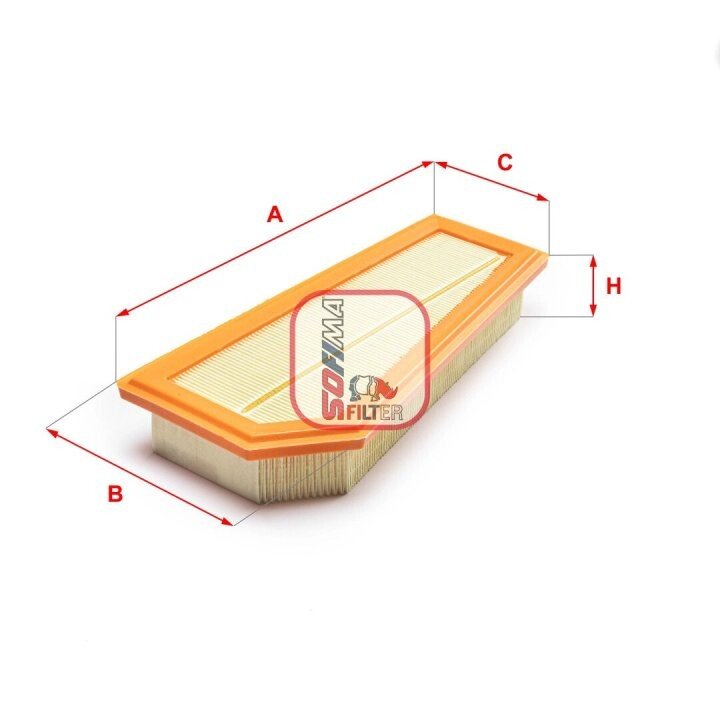 Повітряний фільтр SOFIMA S 3A60 A (фото 1)