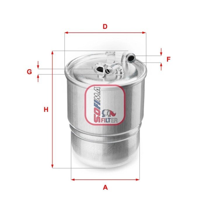 Топливный фильтр SOFIMA S 4107 NR (фото 1)