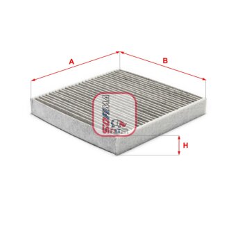 Фільтр салону Renault Laguna II 00-07 (вугільний) SOFIMA S 4122 CA