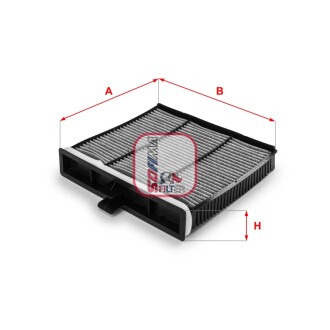 Фільтр салону вугільний SOFIMA S4237CA