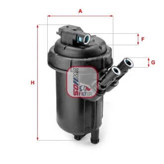 Фільтр паливний з корпусом SOFIMA S5114GC