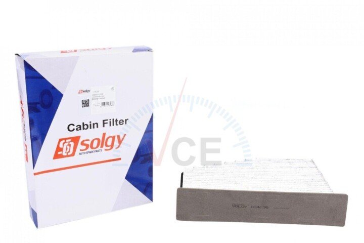 Фільтр салону VW саddy 1.9TDI 03- (вугільний) SOLGY 104038 (фото 1)