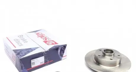 Диск тормозной (задний) renault megane iii/scenic iii 08- (260x8) (+abs) (с подшипником) SOLGY 208035