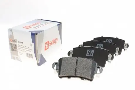 Колодки тормозные (задние) opel movano/renault master 98- SOLGY 209014