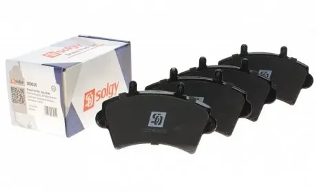 Колодки гальмівні (передні) renault master/opel movano 98-r16 SOLGY 209025
