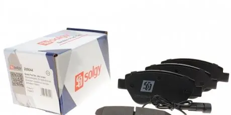 Колодки тормозные (передние) fiat doblo/citroen nemo/peugeot bipper 08-(bosch) (с датчиком) SOLGY 209044
