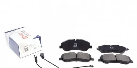 Колодки тормозные (передние) ford transit 12-(trw)/(с датчиками) SOLGY 209132