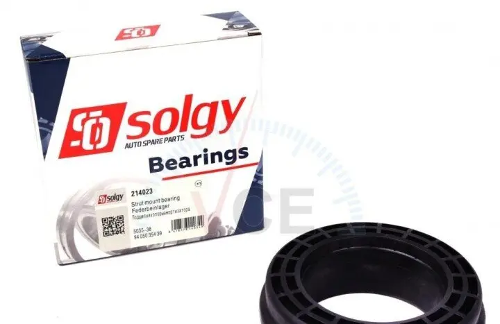 Подшипник амортизатора опорный fiat scudo/peugeot expert 96- SOLGY 214023 (фото 1)