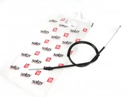 Трос ручника (задній) (l) fiat scudo/peugeot expert (бараб. гальмо).) (1060/770mm) SOLGY 219092