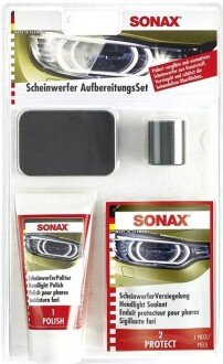 Набір для полірування пластикових фар, SONаX SONAX 405941