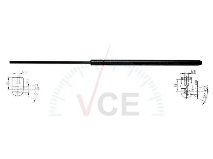 Фото 1 - Амортизатор багажника STARLINE 12.63.804 Амортизатор багажника STARLINE 12.63.804 (фото 1)