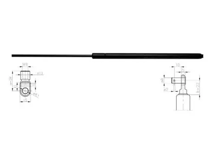Газовая пружина крышки багажника STARLINE 1825800
