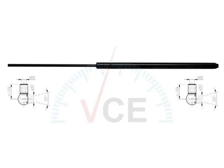 Газова пружина кришки багажника STARLINE 36.74.807 (фото 1)
