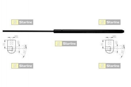Амортизатор багажника STARLINE 40.14.801 (фото 1)