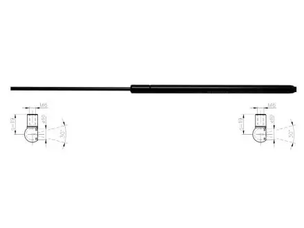 Амортизатор багажника STARLINE 88.23.800