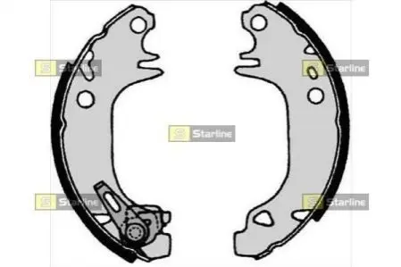 Тормозные колодки барабанные STARLINE BC 04930