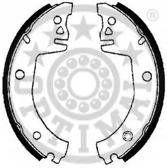 Колодки тормозные барабанные, к-кт. STARLINE BC05780