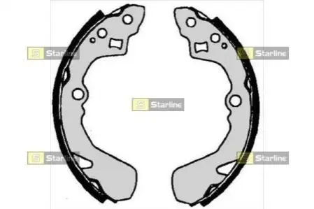 Тормозные колодки барабанные STARLINE BC 06430