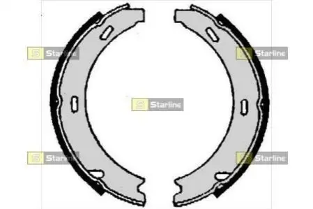 Колодки тормозные барабанные MERCEDES-BENZ E-CLASS универсал (S210) 96-03,S-CLASS (W140) 91-98,S-CL STARLINE BC 06870