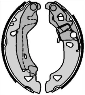 Комплект тормозных колодок STARLINE BC 07080