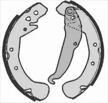 Комплект гальмівних колодок STARLINE BC 07200