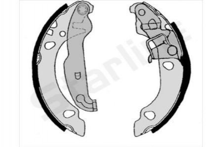 Комплект гальмівних колодок STARLINE BC 08190