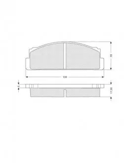 Гальмівні колодки дискові STARLINE BD S185