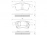 Комплект тормозных колодок, дисковый тормоз STARLINE BD S253 (фото 2)