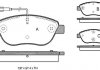 Комплект тормозных колодок, дисковый тормоз STARLINE BD S324 (фото 1)