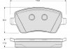 Комплект гальмівних колодок, дискове гальмо STARLINE BD S331 (фото 1)