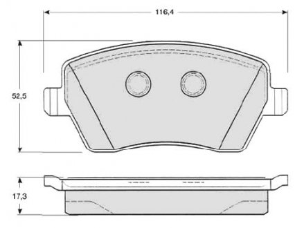 Комплект тормозных колодок, дисковый тормоз STARLINE BD S331