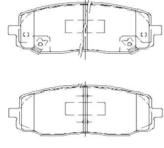 Тормозные колодки дисковые. STARLINE BD S449