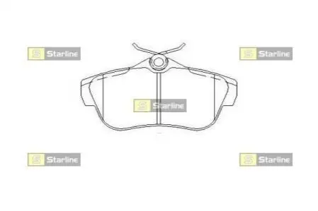 Тормозные колодки дисковые. STARLINE BD S515