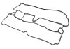 Прокладка, крышка головки цилиндра STARLINE GA 2052 (фото 2)