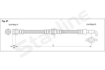 Тормозной шланг STARLINE HA ST.1092