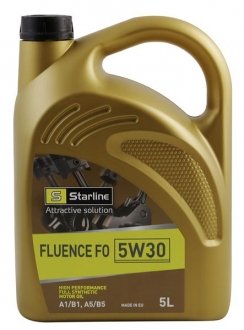 Моторное масло Fluence FO 5W30 5л STARLINE NA FO-5 (фото 1)