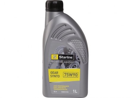 Масло трансмиссионное Gear Synto API GL-4+ 75W90 1л STARLINE NA S-1