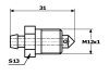 Штуцер прокачки тормозов М12x1 L=31 кл. 13 STARLINE ST BH10 (фото 2)